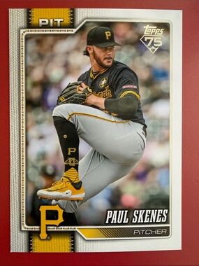 2026 Topps Series 1 - Paul Skenes - Oversized Card Superbox Exclusive #100